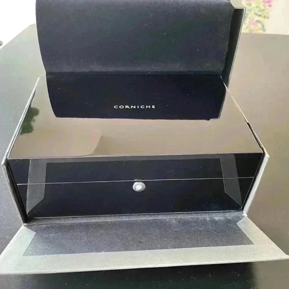 Corniche Heritage 36 White Ceramic Dial Black Leather Strap Watch – LIKE NEW - Picture 8 of 14